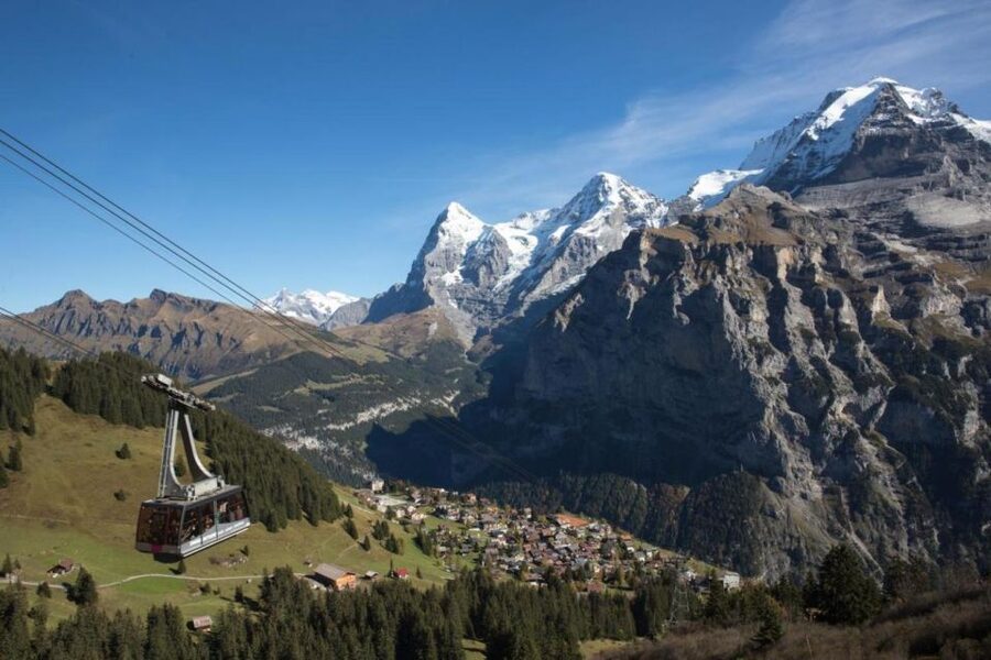 From Lausanne: Spectacular Schilthorn with 007 Experience - Bond World and the 007 Walk of Fame