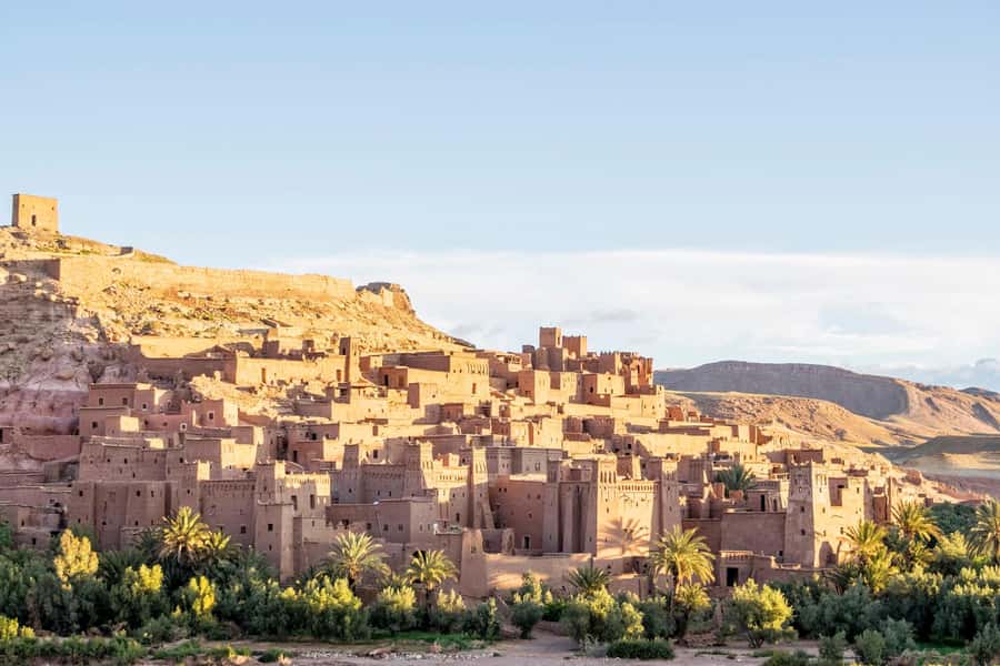 From Ouarzazate: Aït Benhaddu, Fint Oasis & Film Studio Trip - From movie sets to mud-brick villages