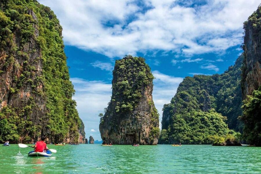 From Phuket: James Bond and Phang Nga Bay Tour by Speedboat - From Phuket hotel to Royal Phuket Marina