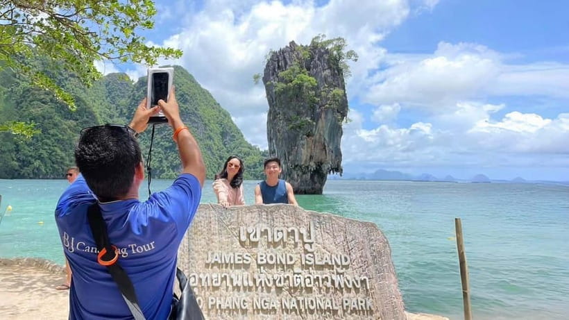 From Phuket : James Bond Island by Bigboat & Canoe Adventure - Kaya Island and the final swim