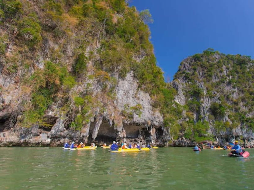 From Phuket: James Bond Island Longtail Boat Trip - Canoeing through Talu Island’s sea caves