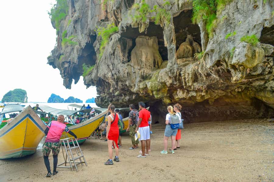 From Phuket: James Bond & Phang Nga Bay Tour by Longtail - Surakul Pier and the longtail boat
