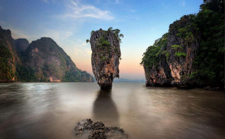 From Phuket: James Bond Sunset Boat Tour & Canoe Adventure - A comfortable boat for a 12-hour outing