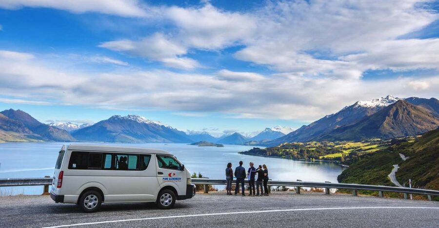 From Queenstown: Lord Of The Rings Tour to Glenorchy - Bennett’s Bluff, Glenorchy Wharf, and the red shed