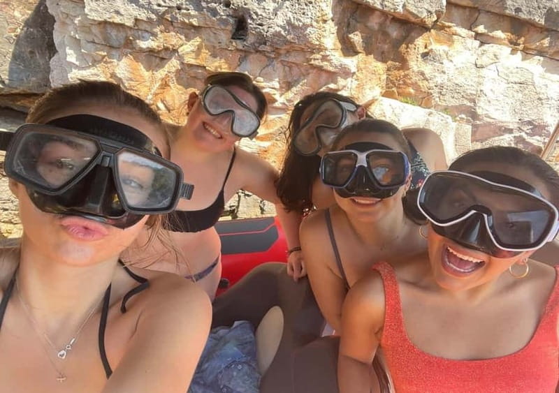 From Split: Blue Cave, Hvar, Mamma Mia, 5 Islands boat Tour - Vis military sites and limestone caves