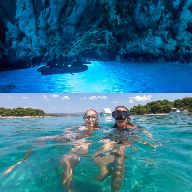 From Split: Blue Cave, Mamma Mia, Vis & Hvar 5-Island Tour - Budihovac Blue Lagoon: the best chance to get in the water