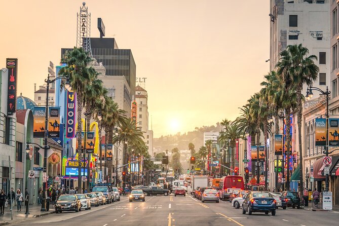 Ghosts of Hollywood Night-Time Walking Tour - Hollywood Boulevard after sunset