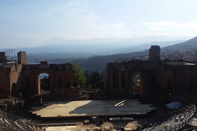 Giardini Naxos, Taormina and Castelmola-White Lotus-From Catania - The Ancient Theatre and its extra admission