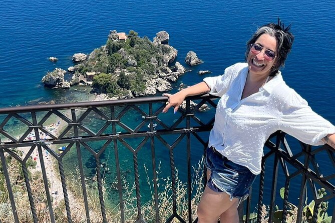 Giardini Naxos, Taormina and Castelmola-White Lotus-From Catania - Clock Tower, Piazza Duomo, and Taormina’s grand center