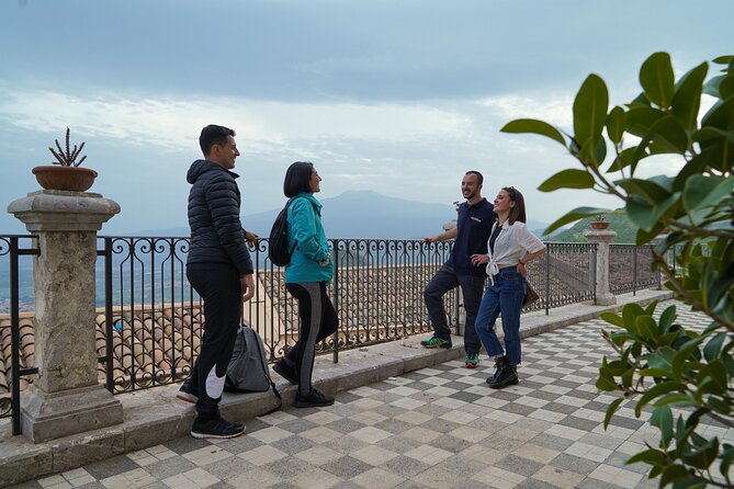 Giardini Naxos, Taormina and Castelmola-White Lotus-From Catania - Castelmola, San Nicolo Church, and the high views