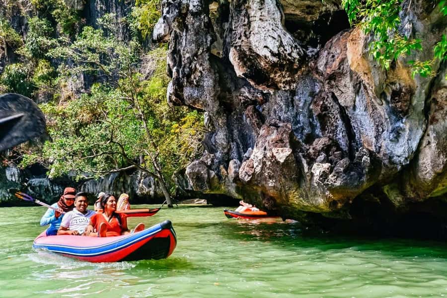 Golden Hour Odyssey from Samet Nangshe to James Bond Island - From the viewpoint to the water