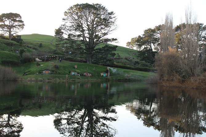 Hobbiton and Waitomo Caves from Auckland - Smaller Group - Entering Hobbiton Movie Set