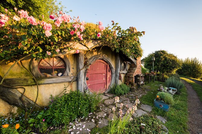 Hobbiton Movie Set Small Group Tour from Auckland - Arriving at Hobbiton and boarding the green bus