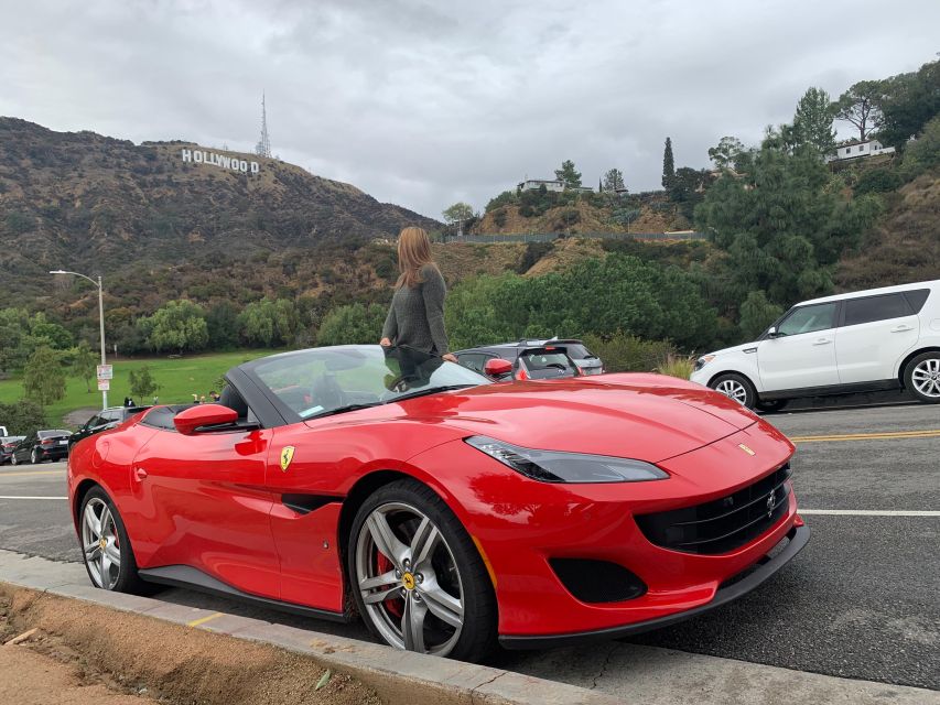 Hollywood: 30 min Hollywood Sign Ferrari Tour - Taking the wheel of the Ferrari California T