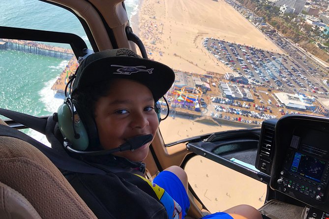 Hollywood and Beaches 50-Minute Helicopter Tour - Dodger Stadium from above