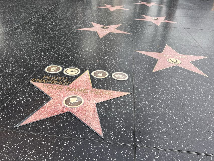 Hollywood: Make Your Own Star Walk of Fame Photo Experience - Turning your name into a Hollywood star