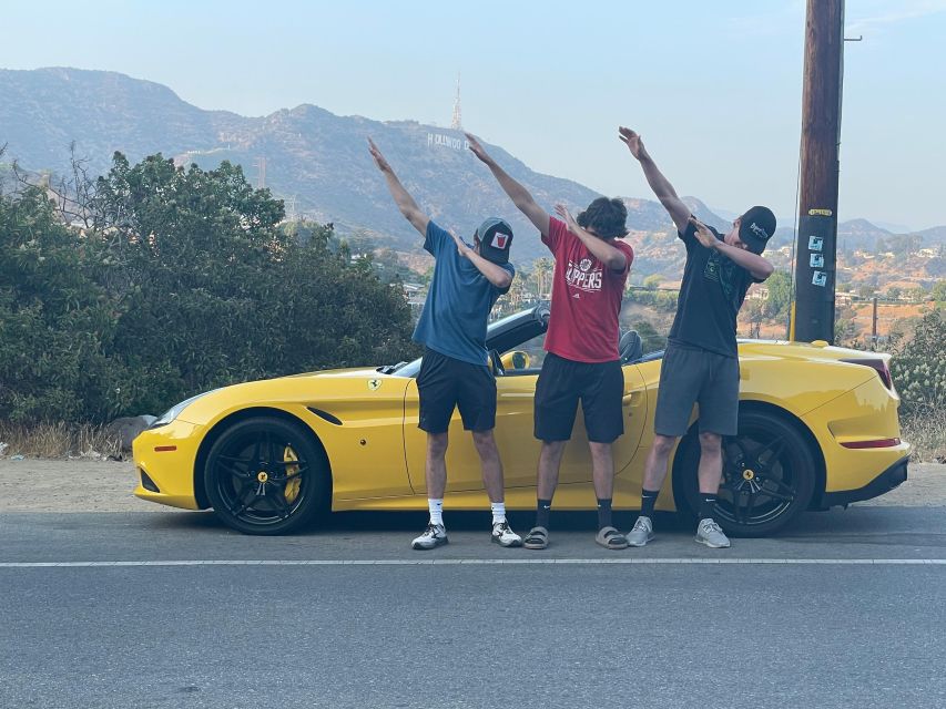 Hollywood Sign 50 Min Ferrari tour (drive or be driven) - Touring the Hollywood Hills and star homes