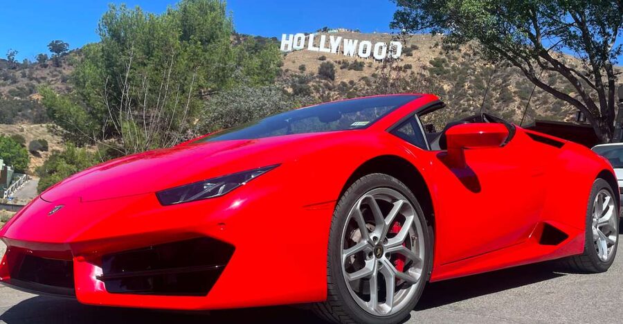 Hollywood Sign 50 Min Lamborghini tour (drive or be driven) - Key points to know