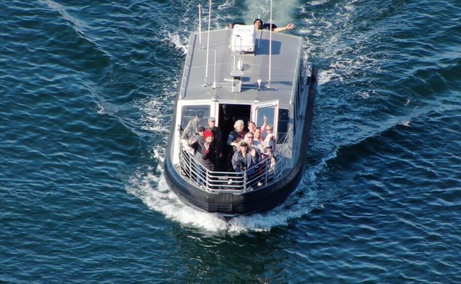 Hoonah: Icy Strait Whale Watch with Drone Filmography - Captain Josh and the guiding style