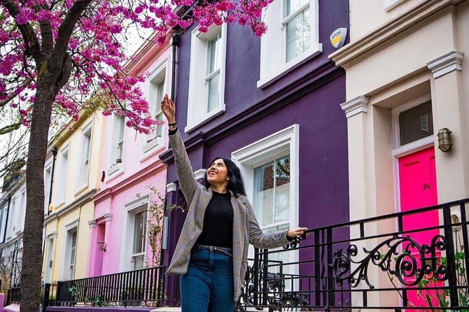 Instagrammable photos in Notting Hill - What the 90-minute schedule feels like