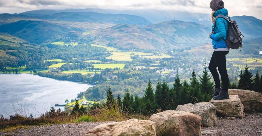 Inverness: Loch Ness Cruise, Castle, and Outlander Tour - Leaving Inverness in a small midi-coach