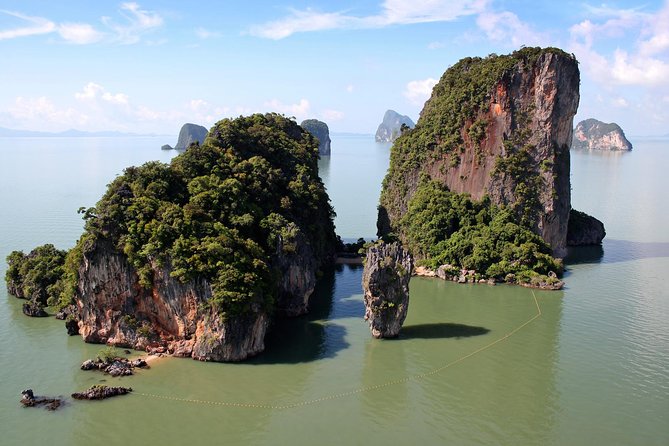 James Bond Island Adventure: Speedboat & Canoe Expedition - Canoeing among the limestone formations