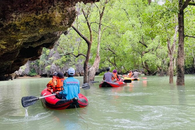 James Bond Island Canoeing 7 Point 5 Island By Speedboat From Phuket - Koh Panyi and lunch above the water