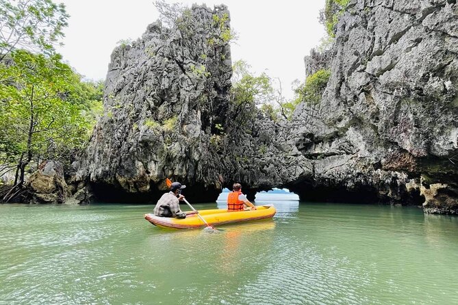James Bond Island Canoeing 7 Point 5 Island By Speedboat From Phuket - Ko Nakha Noi and the final swim
