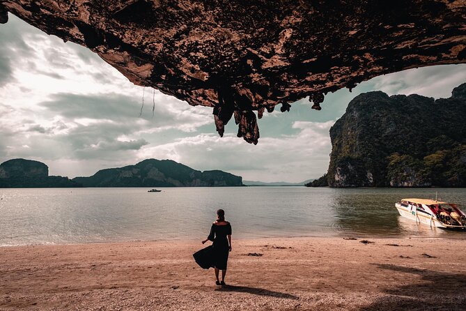 James Bond Island Longtail Boat Tour (Private & All-Inclusive) - Tham Lod Cave by boat