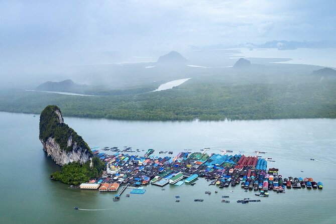 James Bond & Khai Islands Speedboat Day Tour From Khao Lak - Speedboat views across Phang Nga Bay