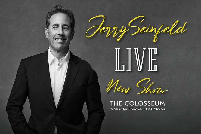 Jerry Seinfeld at the Colosseum at Caesars Palace Ticket - Six seating options and what the price means