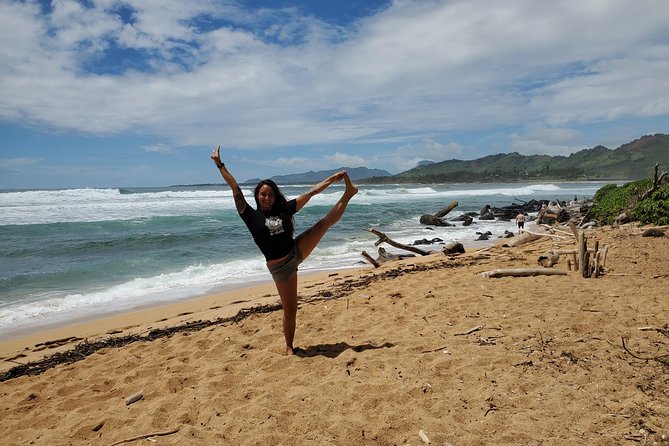 Kauai Yoga on the Beach - What the one-hour session feels like