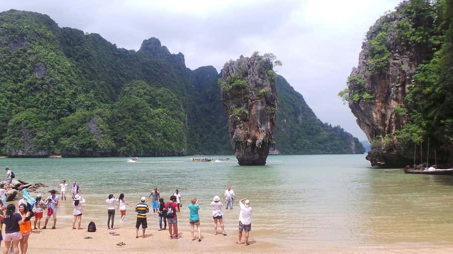 Khao Lak: James Bond Island & Canoeing Tour by Longtail Boat - Wat Suwan Khuha and the monkey-filled temple grounds