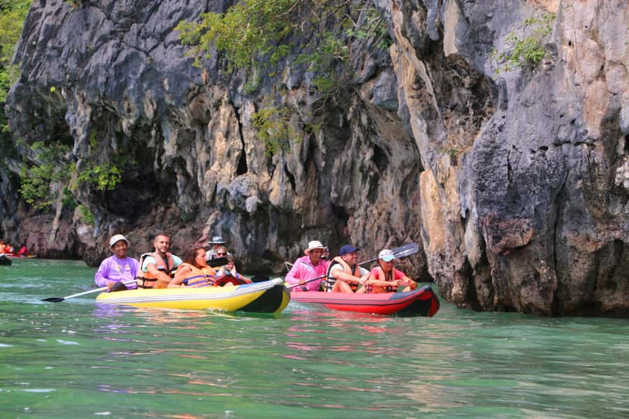 Khao Lak: Phang Nga Bay & James Bond Island by Longtail Boat - Canoeing through mangroves and limestone caves