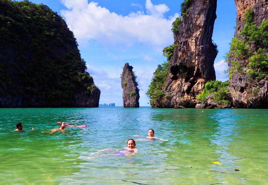 Khao Lak: Private Long-Tail Boat Trip to James Bond Island - James Bond Island and the famous view