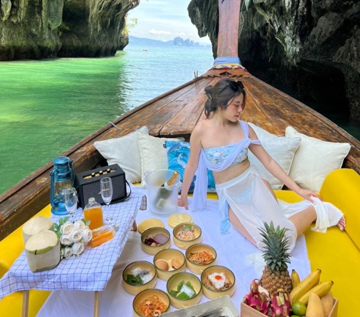 Khao Lak: Private Long-Tail Boat Trip to James Bond Island - Panak Island and the prow picnic