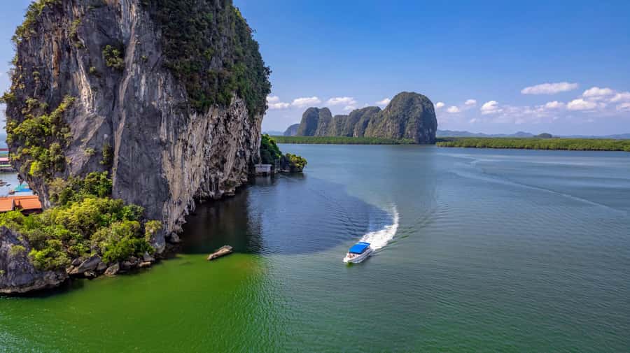 Khao Lak: Swift Power Catamaran Glide to James Bond Island - Why this route works well from Khao Lak