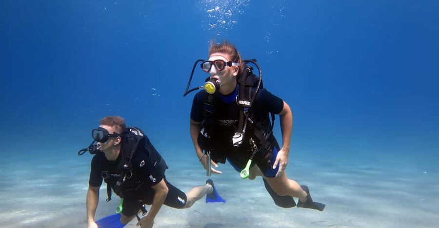 Kos: Beginner Scuba Diving from the Beach with Pickup - Getting comfortable with the equipment