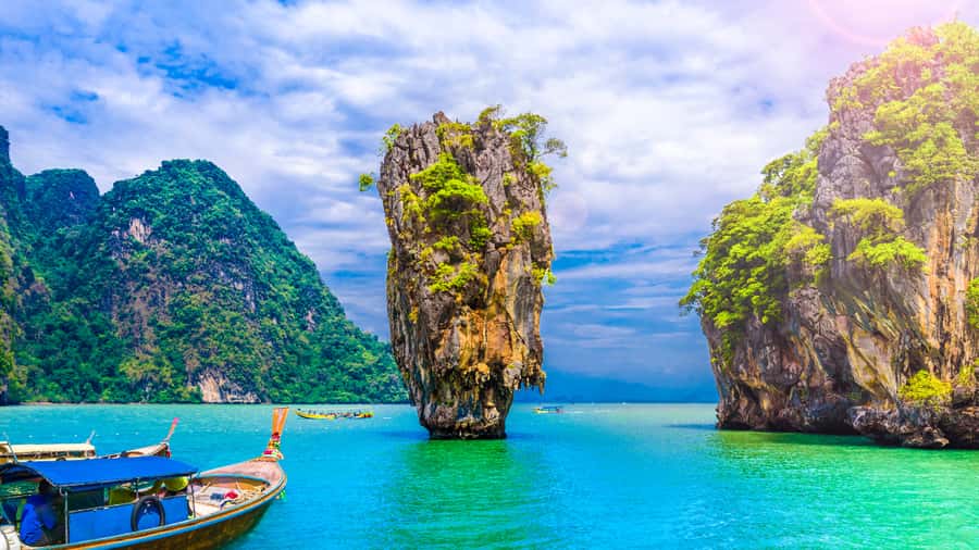 Krabi: James Bond, Khao Phing Kan, and Hong Island Boat Tour - The speedboat ride from Ao Nang