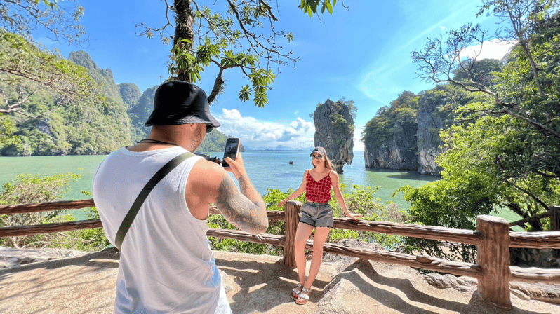 Krabi: Premium James Bond Island Speedboat & Canoe Trip - Swimming, snorkeling, and the big tree stop
