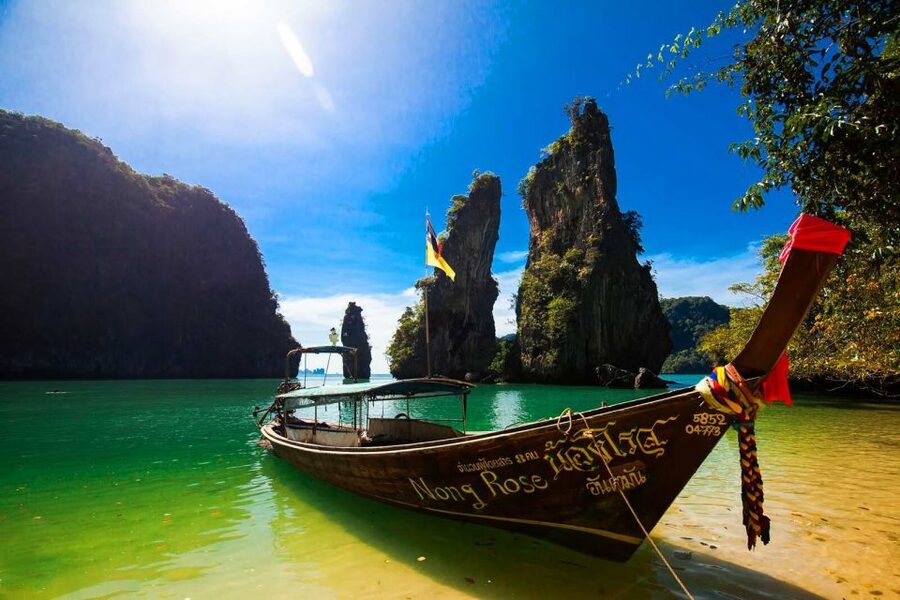 Krabi: Private Long Tail Boat Tour to James Bond Island - James Bond Island and the famous karst view