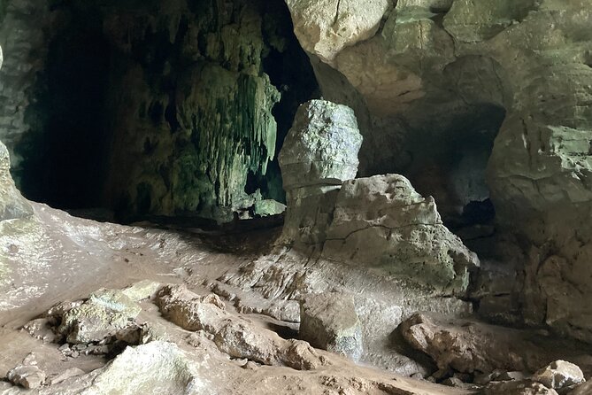 Krabi: Railay Beach and Caves Tour with Jurassic Rebirth Elements - Phra Nang Cave, the shrine, and the beach
