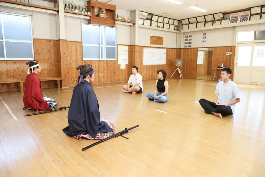 Kyoto : Samurai Movie Star Experience at Myokaku-ji Temple - A sword lesson inside Myokaku-ji Temple