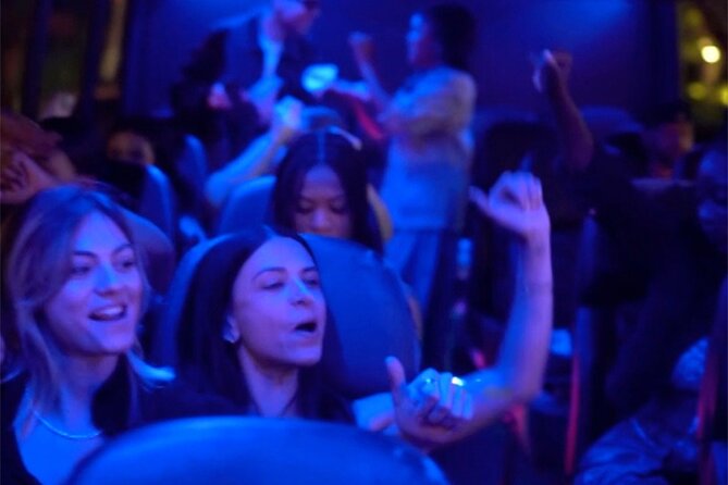 LA: TMZ Hollywood Nightlife Bar and Club Tour with Onboard DJ - Group size and the social side