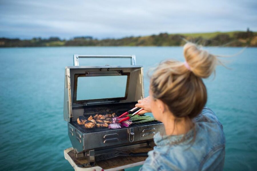 Lisbon: Cruise to the Beach with BBQ, Open Bar and Music - The BBQ meal on board