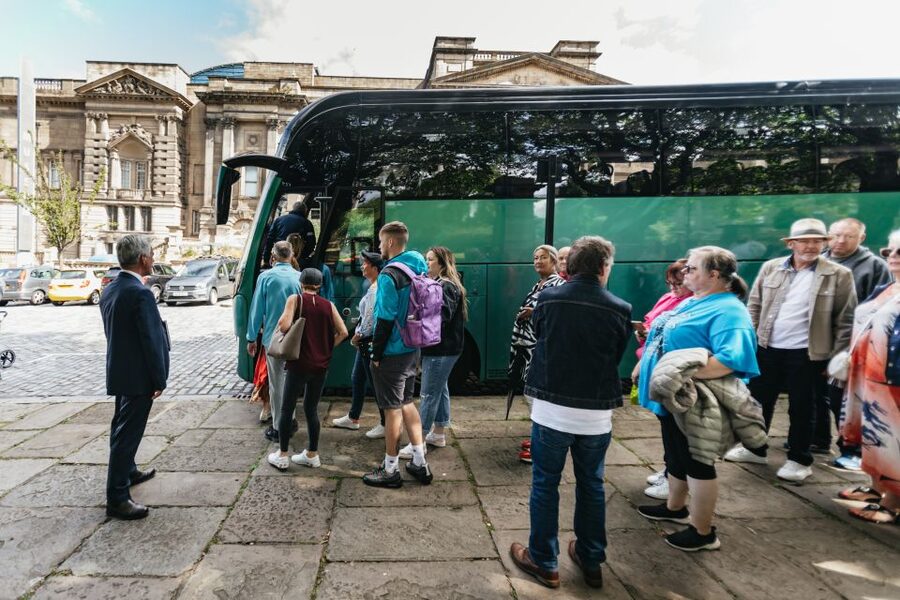 Liverpool: Official Peaky Blinders Coach Tour of Merseyside - Camden Town beside the canal