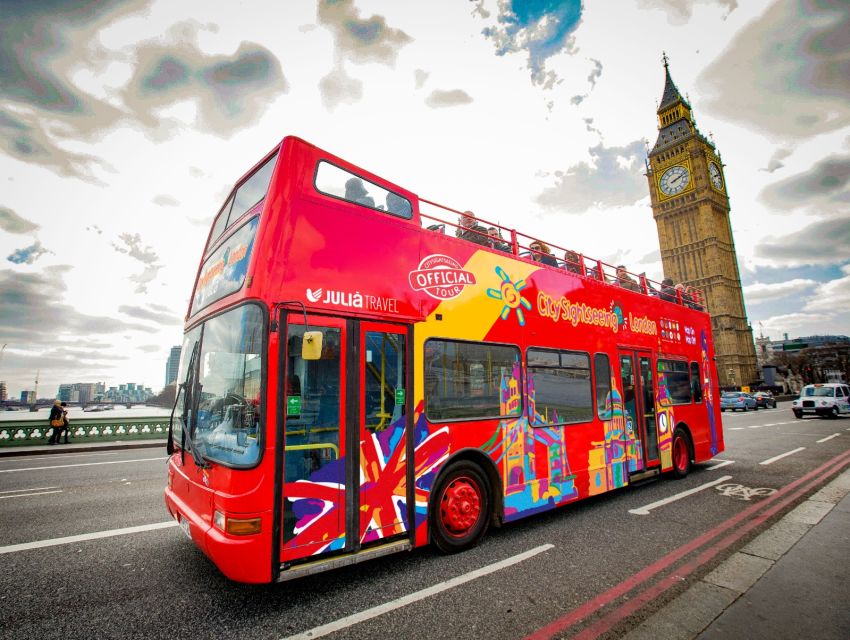 London: Harry Potter Walk, Hop-on Hop-off Bus Tour & Cruise - Switching to the open-top bus