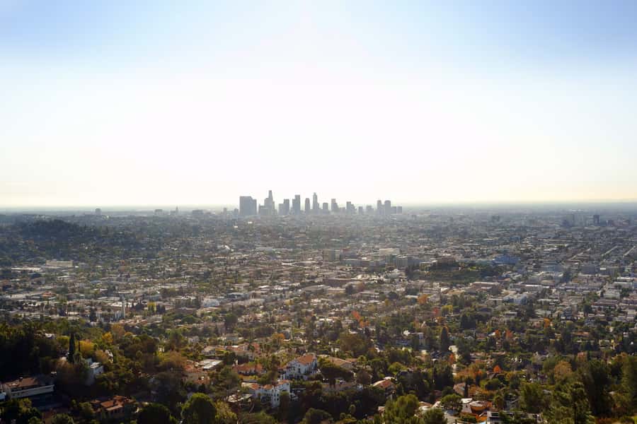 Los Angeles, Hollywood, & Beverly Hills Afternoon City Tour - Mid-Wilshire and Koreatown on the return