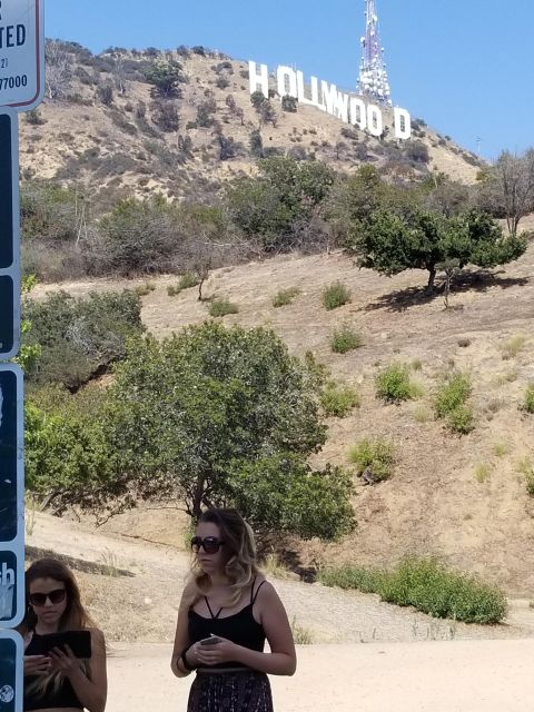 Los Angeles: Hollywood Film Studios & TMZ Private Day Tour - Reaching the Hollywood Sign area