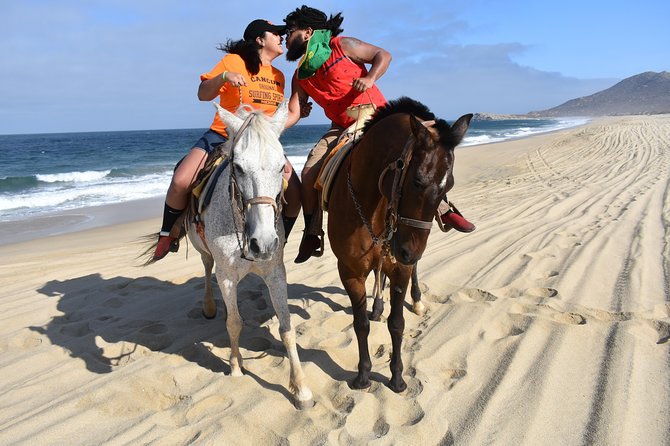 Love is in the air: Private Cabo Beach Sunset Horse Ride W Dinner - Playa Migrino gives the evening its sense of place